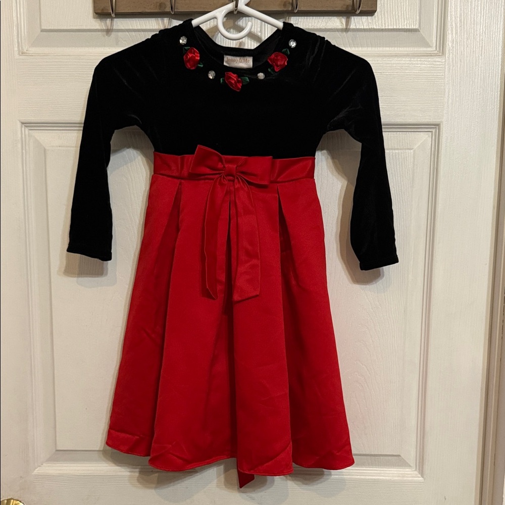 Chic Black and Red Kids Formal Dress